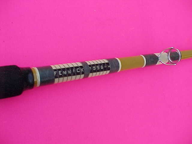 CUSTOM FENWICK 1556-H 5 FOOT 6 INCH 30 TO 80# CLASS CONVENTIONAL FISHING ROD W@W