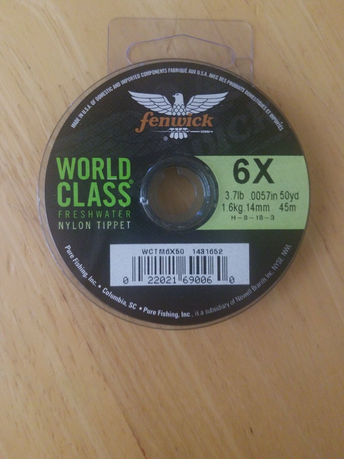 Fenwick World Class 6X 3.7lb .0057in 50yd Fishing