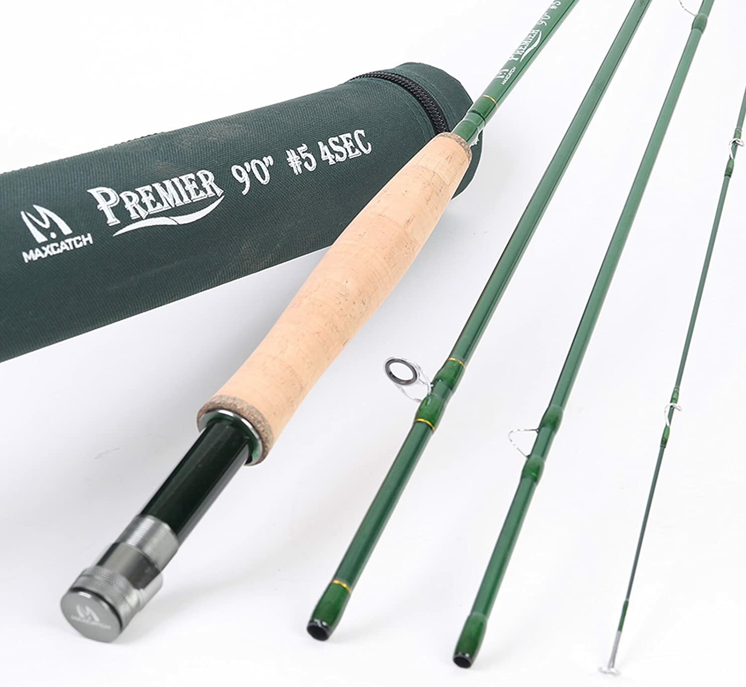 Premier Fly Fishing Rod 9ft 3/4/5/6/7/8/9/10/12WT Fast Action IM10 Carbon Fiber