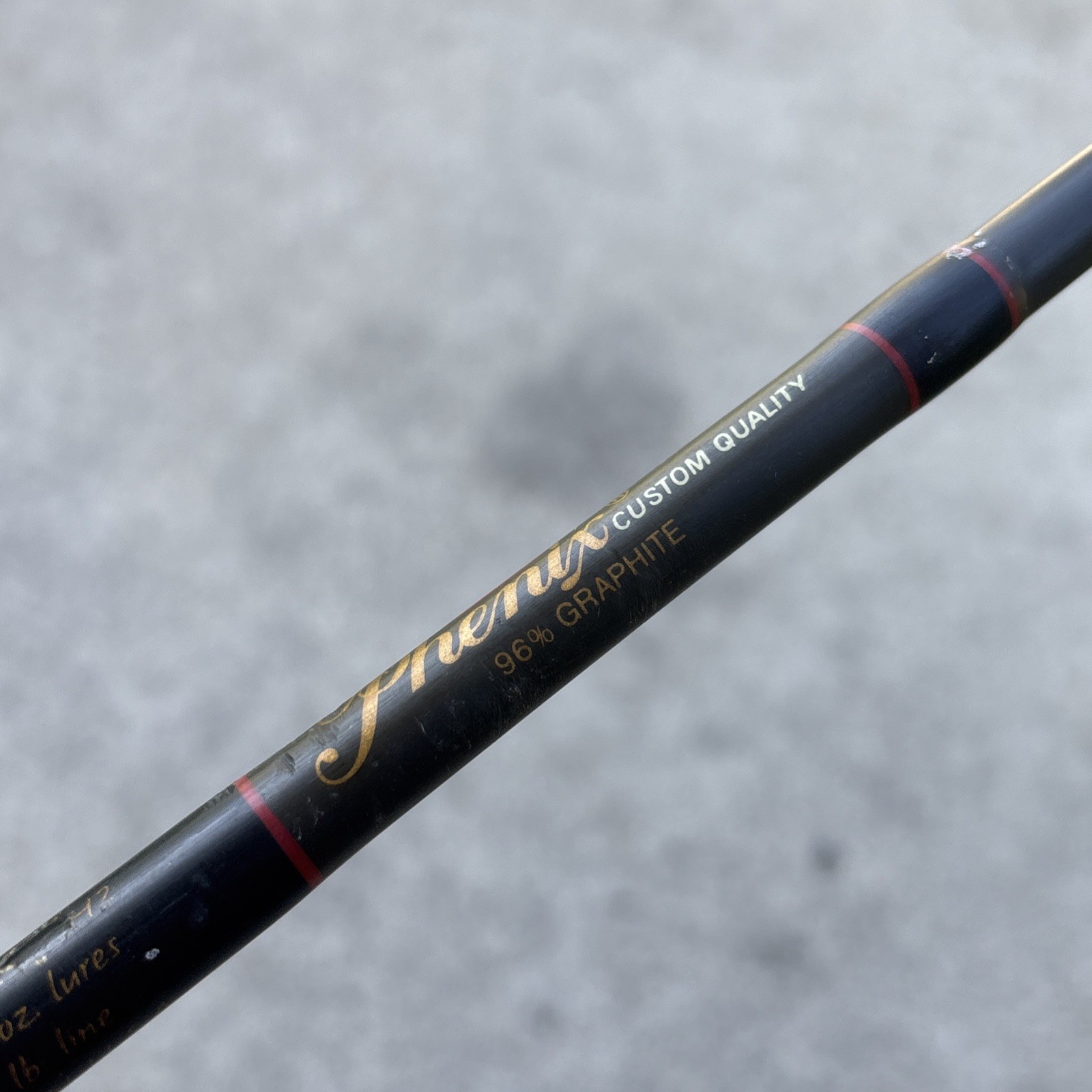 Phenix Custom Quality Graphite Inshore Casting Rod 3/8-1-1/2oz 8-20lb FOR PARTS!