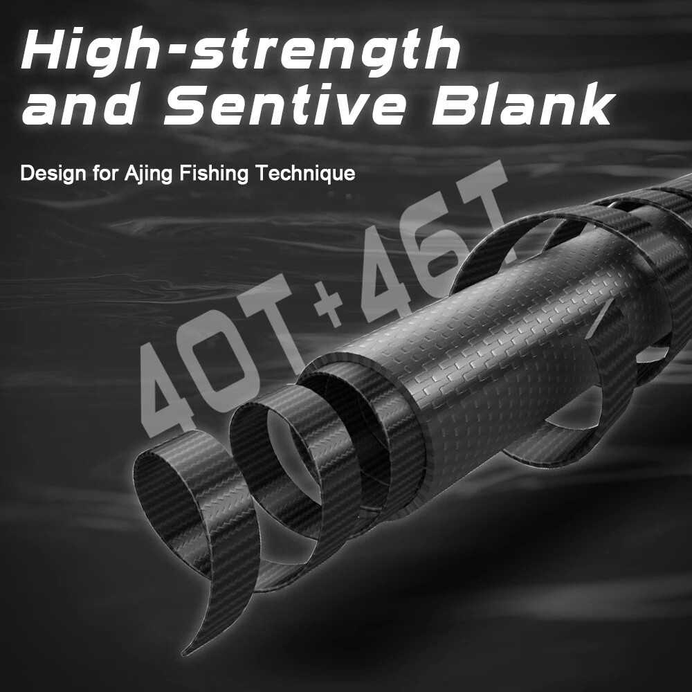 Fishing Rod XUL-UL 40T/46T Saltwater Freshwater Light Rock Fishing Fast Action