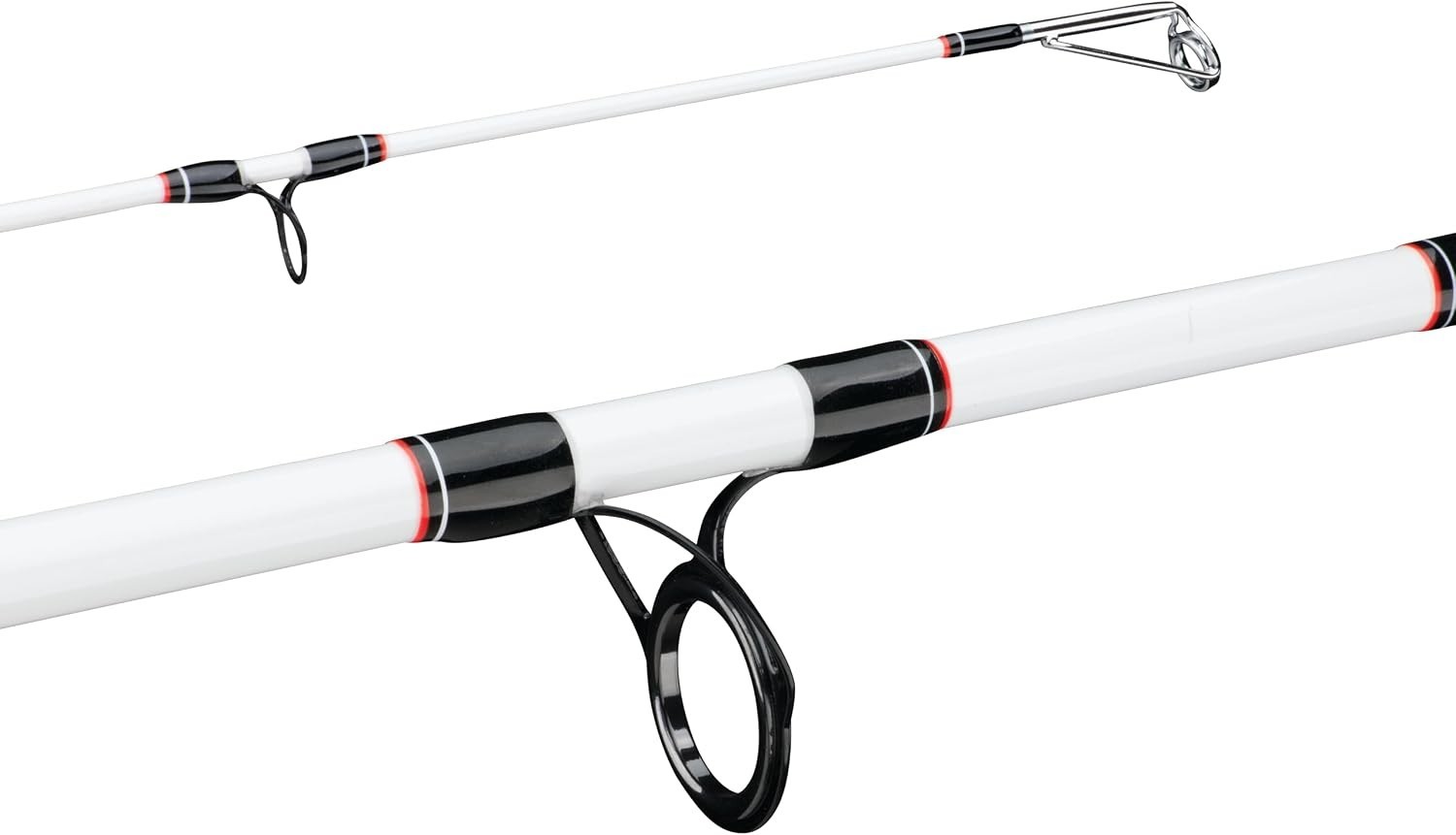 Big Game 8ft Spinning Fishing Rod 2 Pack Medium Heavy 1-4oz Lure Catfish Trout