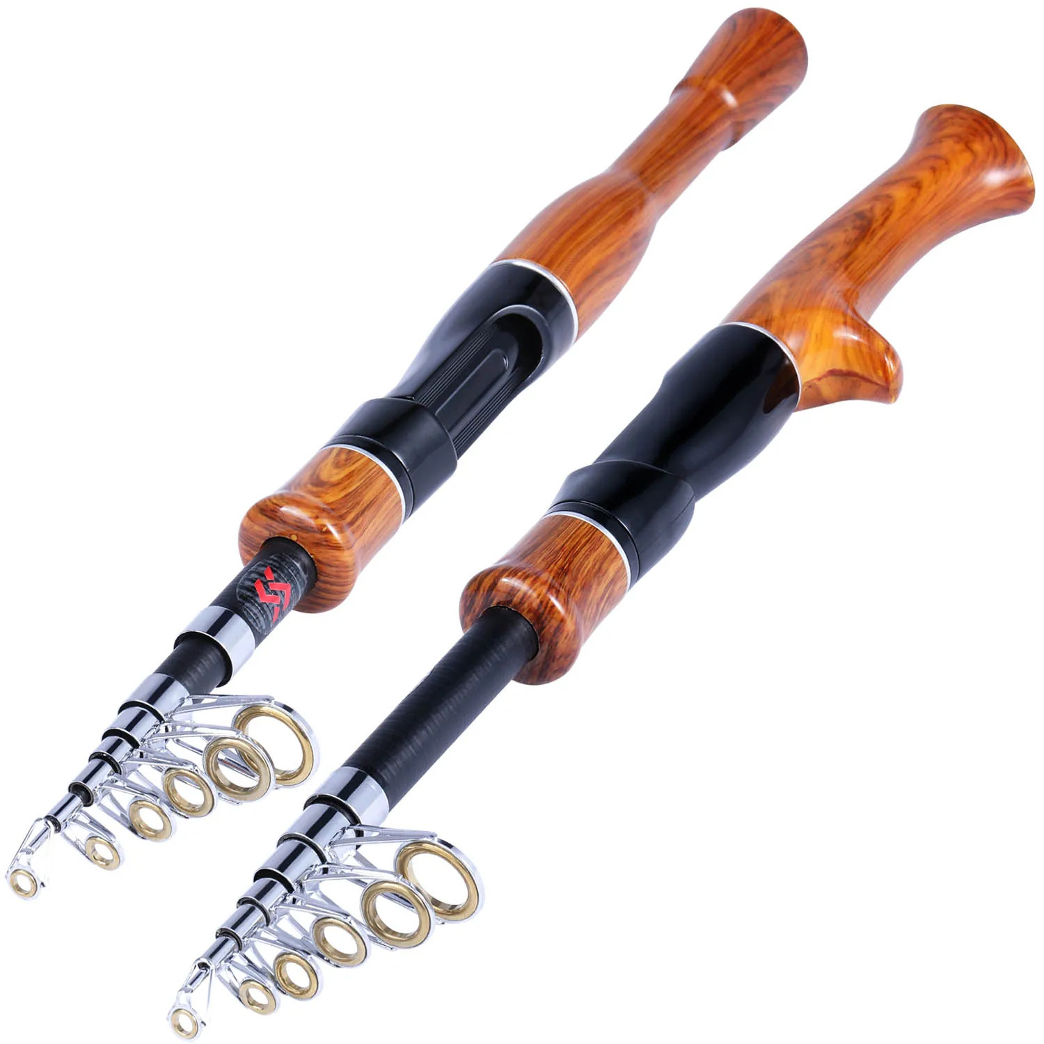 Sougayilang 1.6M Telescopic Fishing Rod Spinning Casting Lightweight Portable