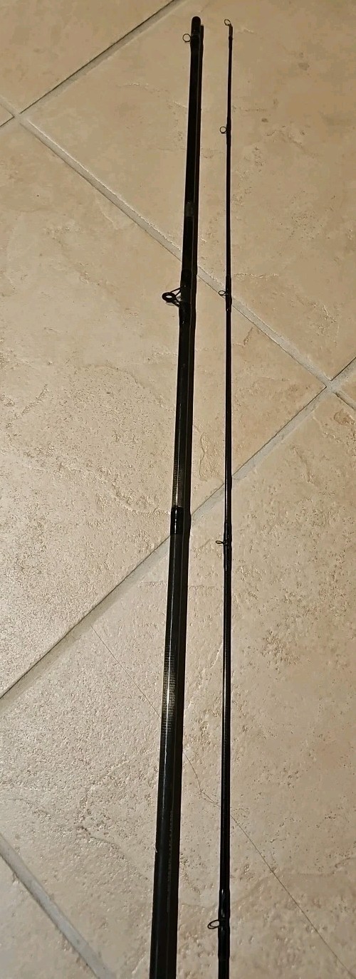 SOUTH BEND 2pc 8′ GRAPHITE BLACK FLY CAST ROD #3675 FOR 5/6 Wt LINE