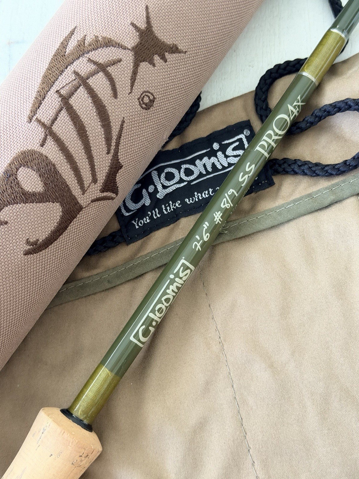 **BEAUTIFUL**~RARE~G LOOMIS SS SHORT STICK 8/9wt. 7’6”in fly rod🔥~LEGENDARY~🔥