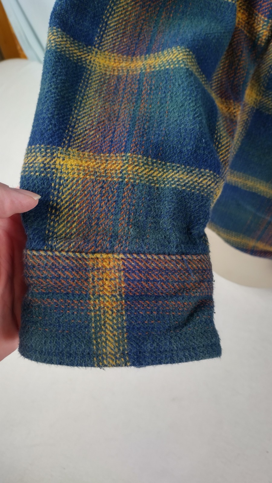Orvis Men’s Size XL Outdoor Cabin Wear Flannel Long Sleeve Thick Double Knit