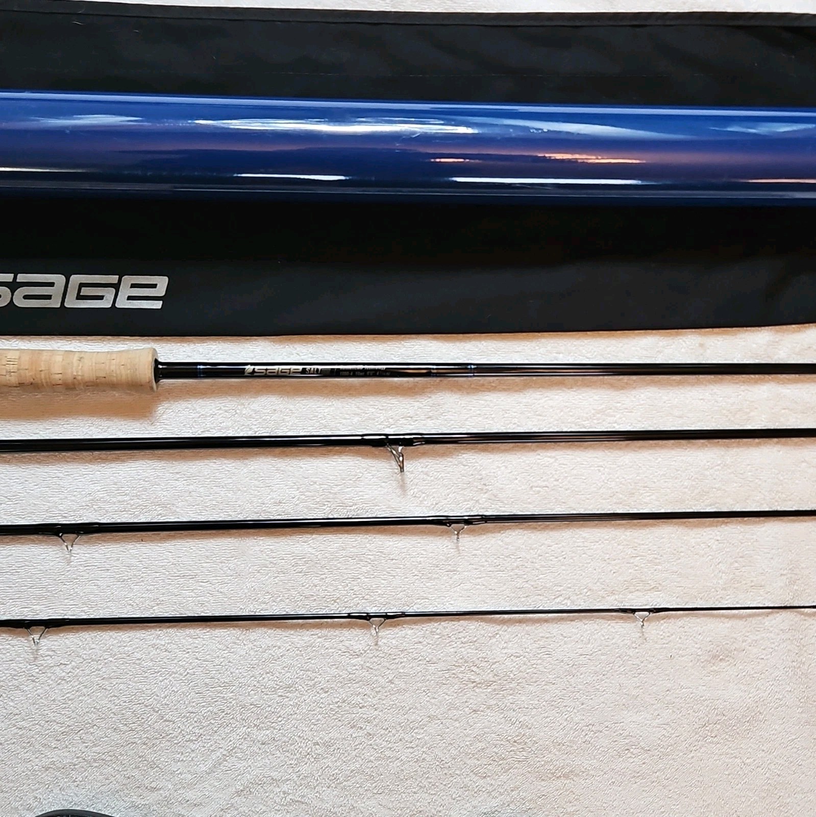Sage Salt HD 1090-4 Fly Rod 9ft 10wt 4pc Graphite Fast Action. Tube & Sock