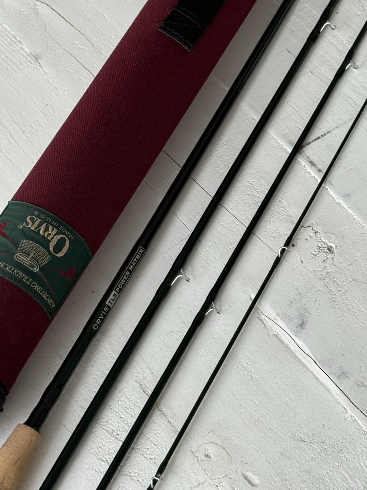 **BEAUTIFUL** ORVIS TRIDENT TLS F POWER MATRIX 6wt 9’ft Fly Rod!🔥~EXCELLENT~🔥
