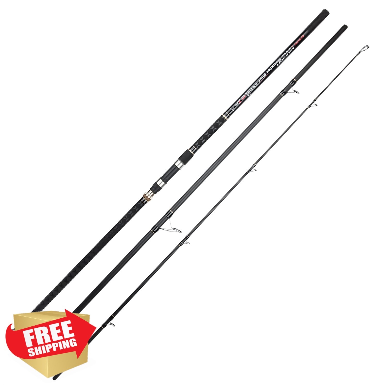 BERRYPRO Surf Spinning Fishing Rod Graphite Spinning Rod