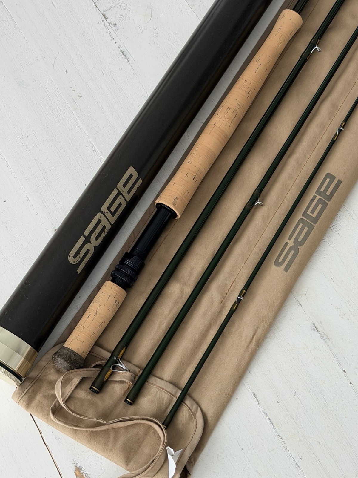 **BEAUTIFUL** 🔥 SAGE Z-AXIS Switch/Spey 6wt. 11’ft~4pc FlyRod!! ~LEGENDARY~ 🔥