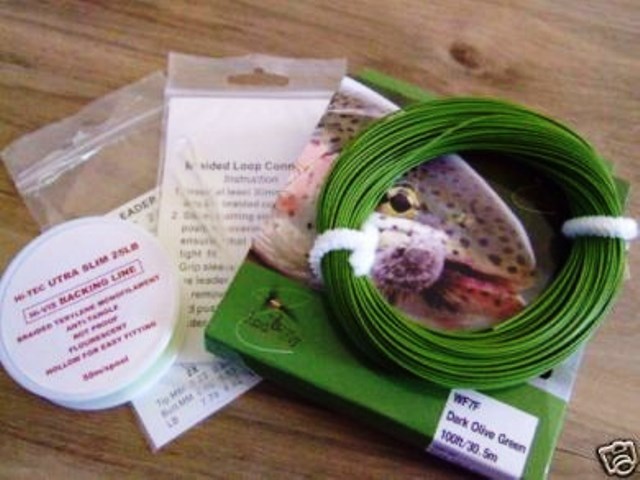 KAYAK FLY FISHING ROD HI END COMBO 10ft.LW 3/4 4 SEC Rod,Fly Reel, Lines,Flies