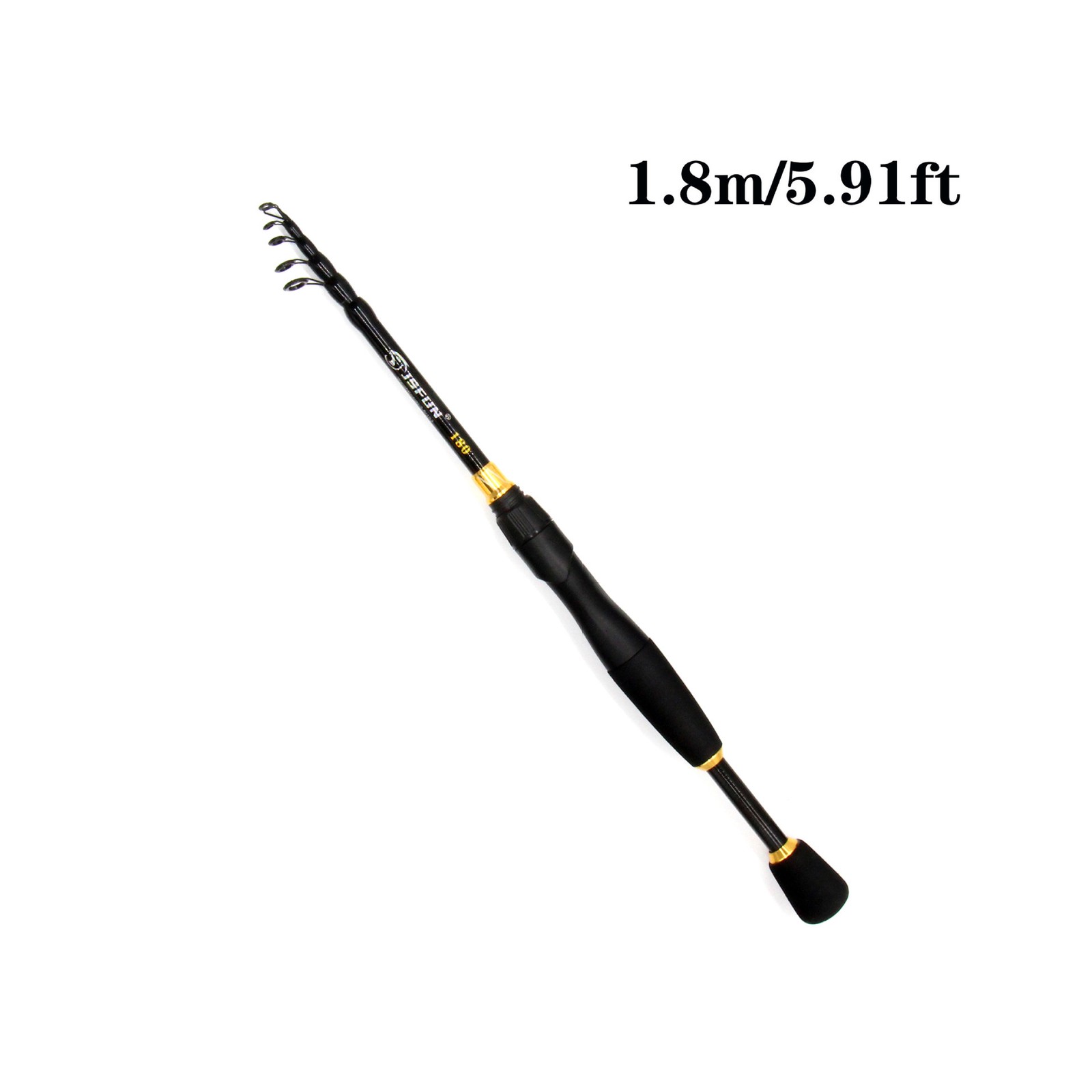 1.6M-2.4M Telescopic Fishing Rod Carbon UltraLight Vibrating type Spinning Rod