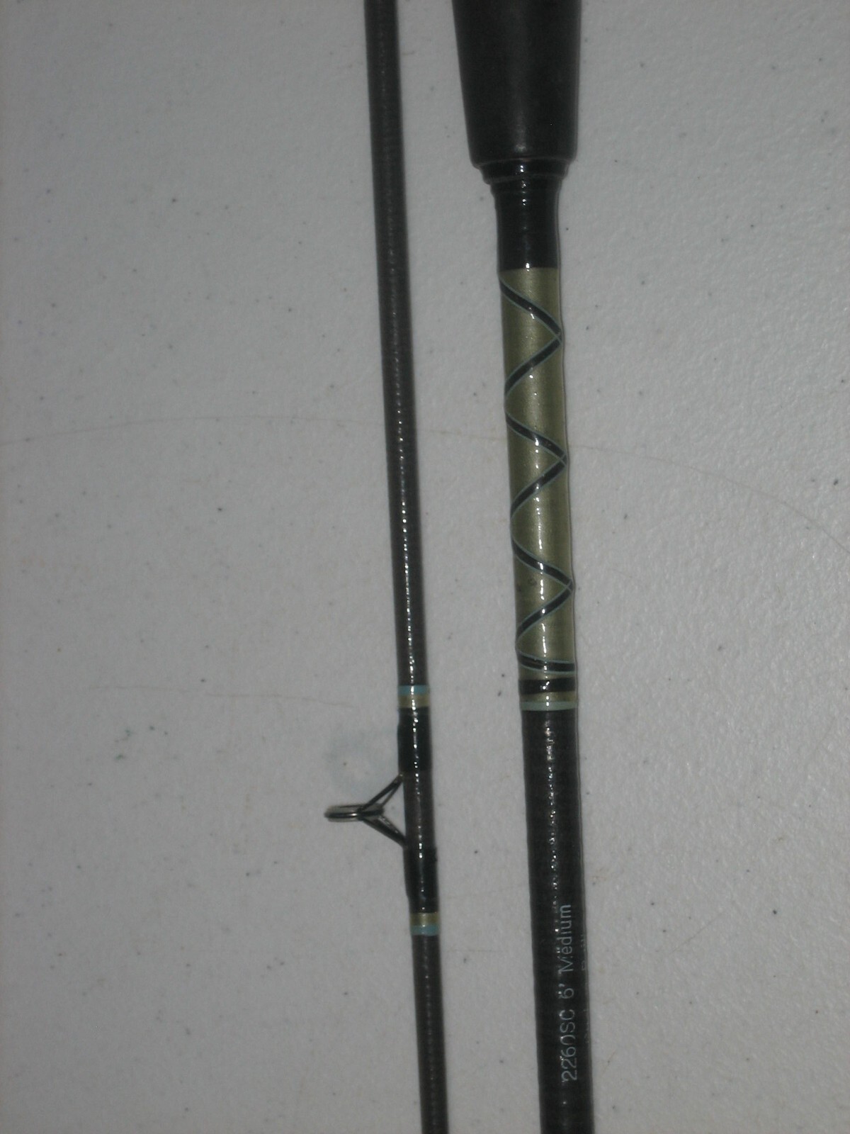 HERMAN`S 2260SC 6′ MEDIUM CUSTOM BUILT GRAPHITE/GLASS FISHING POLE