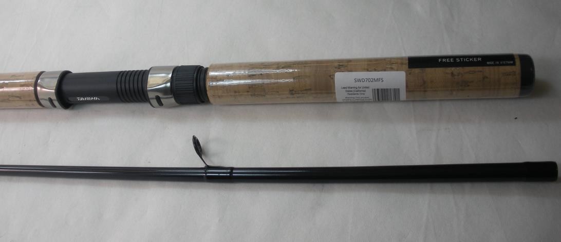 Daiwa SWD70 MFS 7 Ft Sweepfire Glass Spinning Rod Medium Fast Action 2 pc