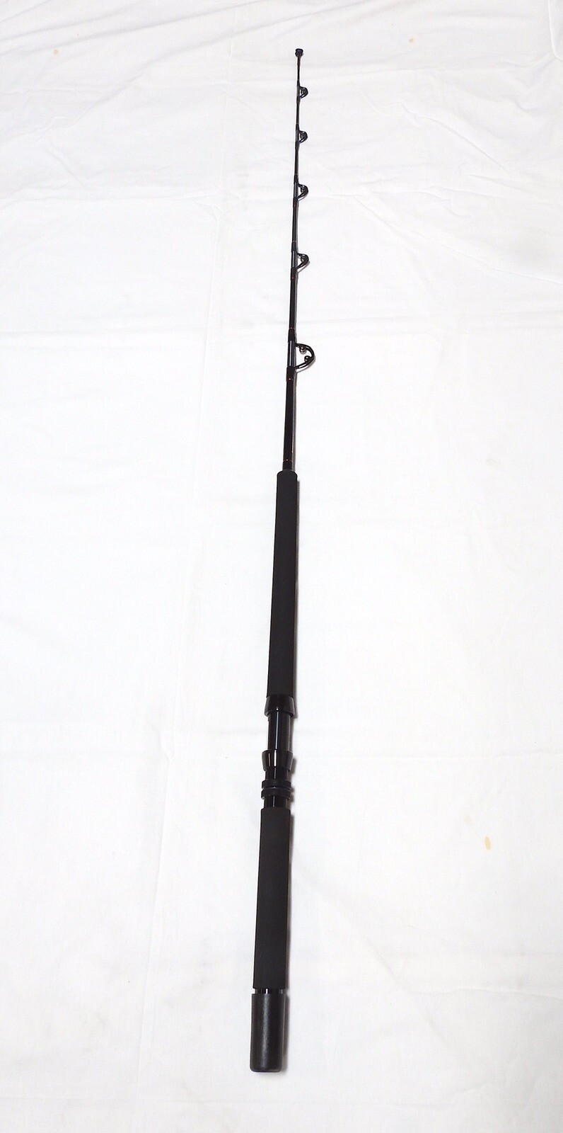 Light Action Salmon Trolling Rod 6′ 1pc Aftco Roller Guides Metal Reel Seat