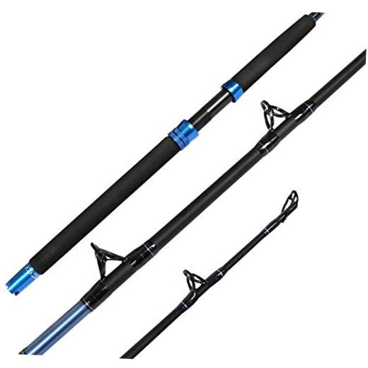 1-Piece/2-Piece Fishing Rod Saltwater Trolling Rod Cat Catfish 1-Piece 40-80lb