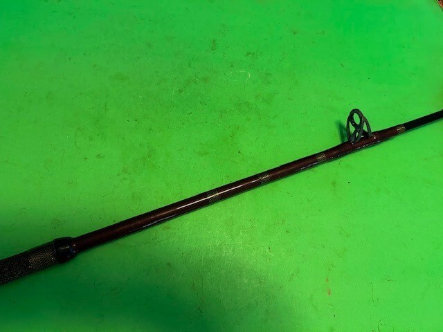 CUSTOM BUILT SABRE 6 FOOT 1 INCH 15 TO 50 POUND CLASS JIG STICK FISHING ROD FUJI