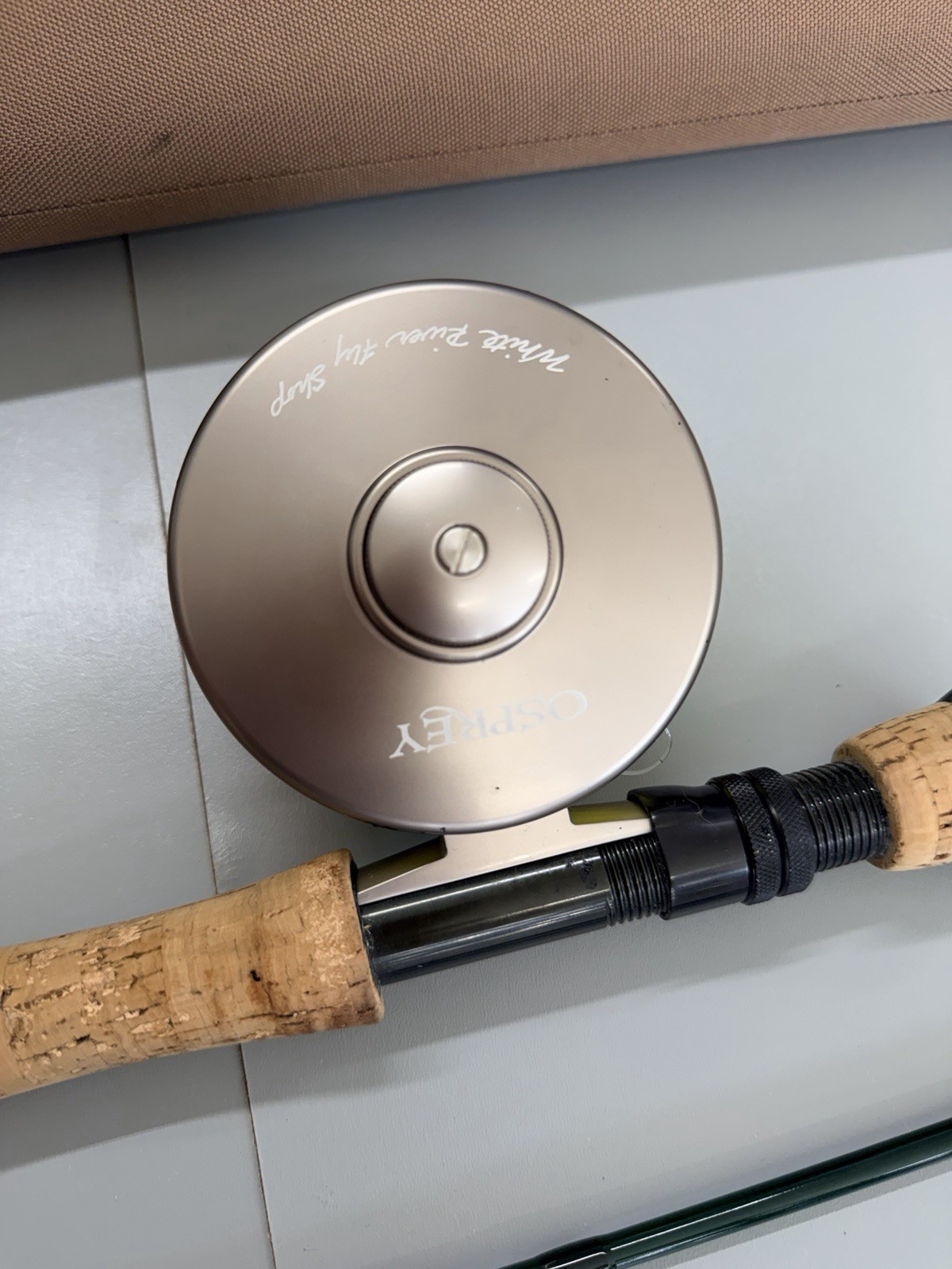 Temple Fork Outfitters IM6 Graphite 9’ 9wt Fly Rod + Osprey IV Reel Hard Case *