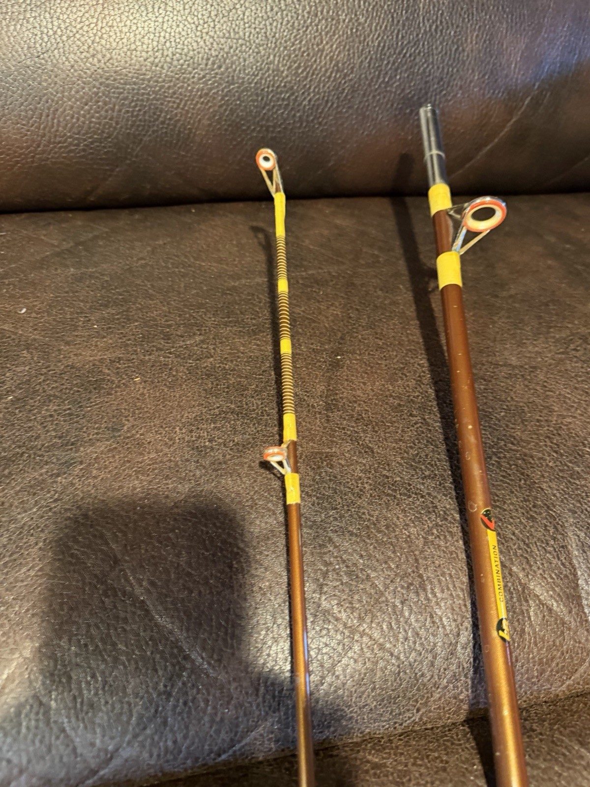 Pastime Glassmaster 8’4″ 2-Piece Fiberglass Spinning Rod w/ Rod Tube