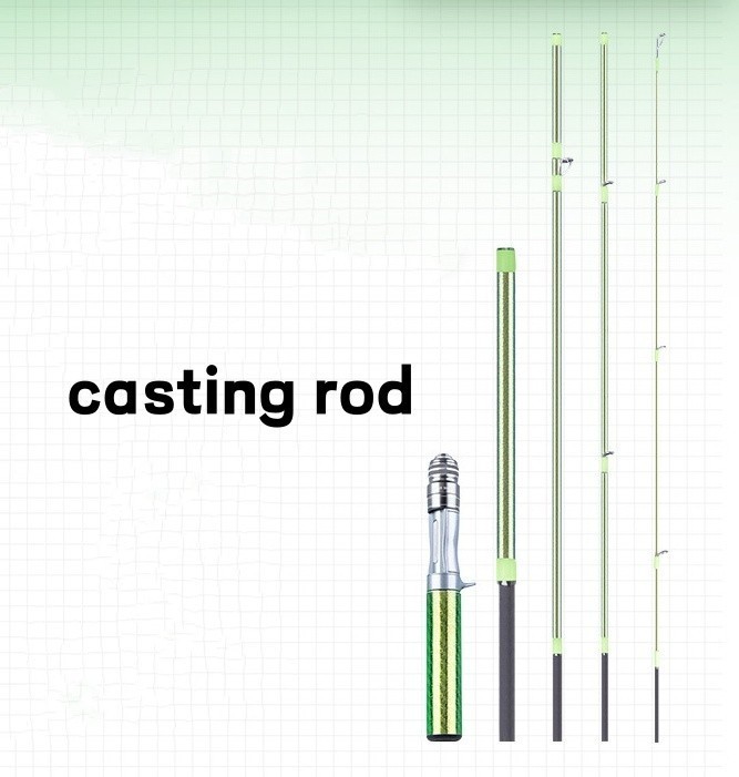 Portable Fishing Rods Carbon Fiber Spinning/casting Rod Carp 4 Sections Travel