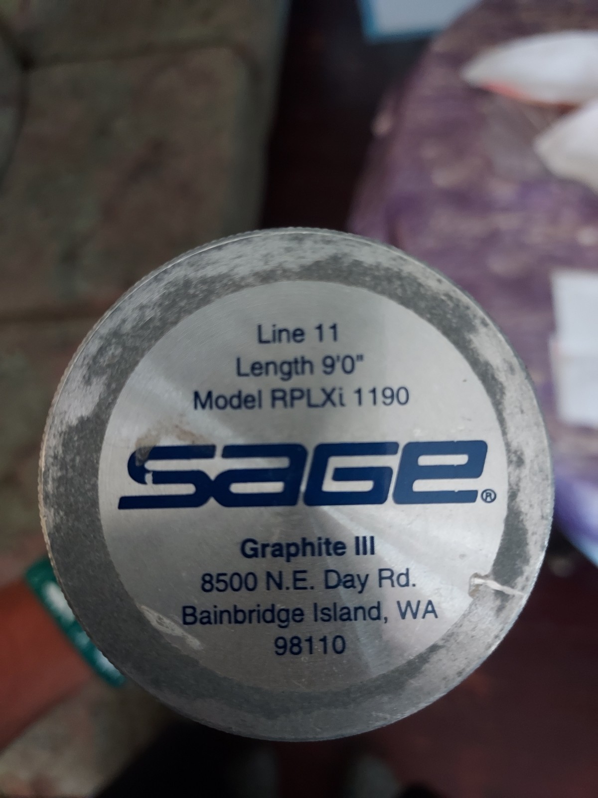 SAGE GFL 1090-3 RPLX 9′ Graphite III FLY Rod- line 10 w/ Bag & Hard Case