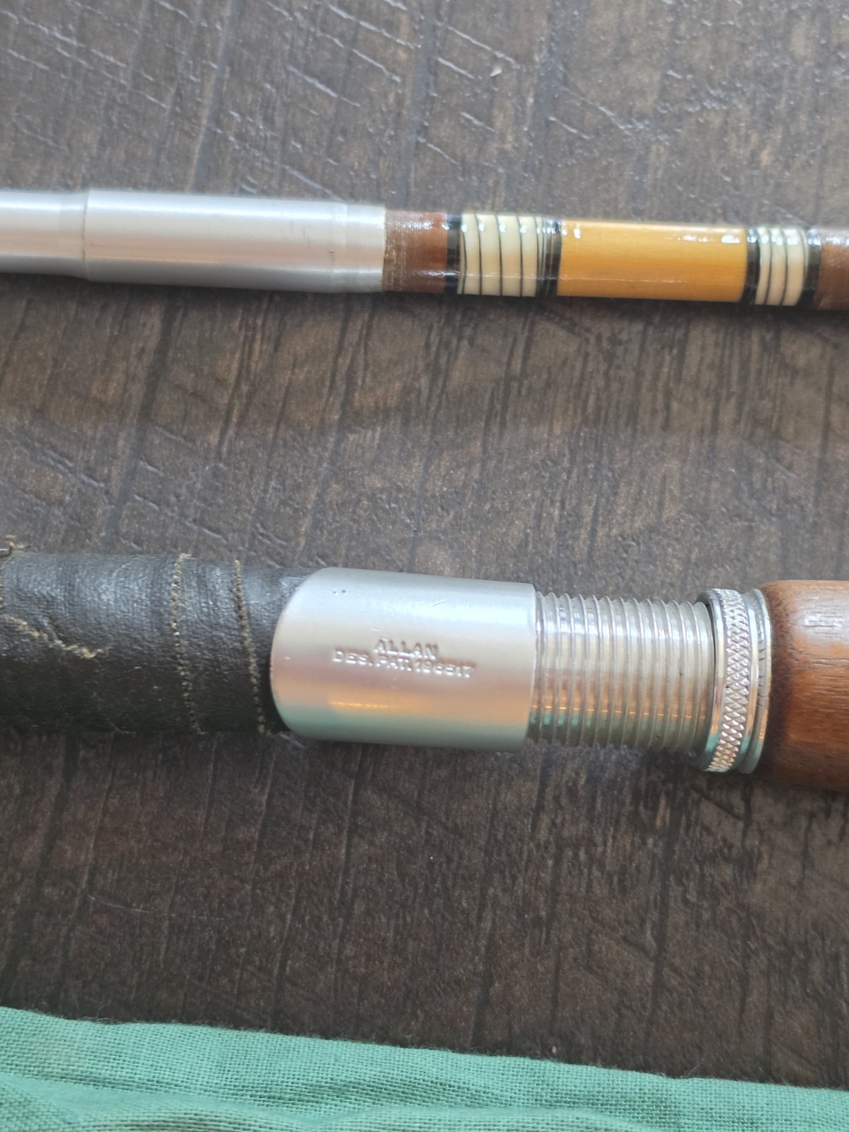 Heddon Pal Mark IV #8456 Fly Rod 8’3″ 7wt 2pc Fiberglass Cork Handle / Sleeve