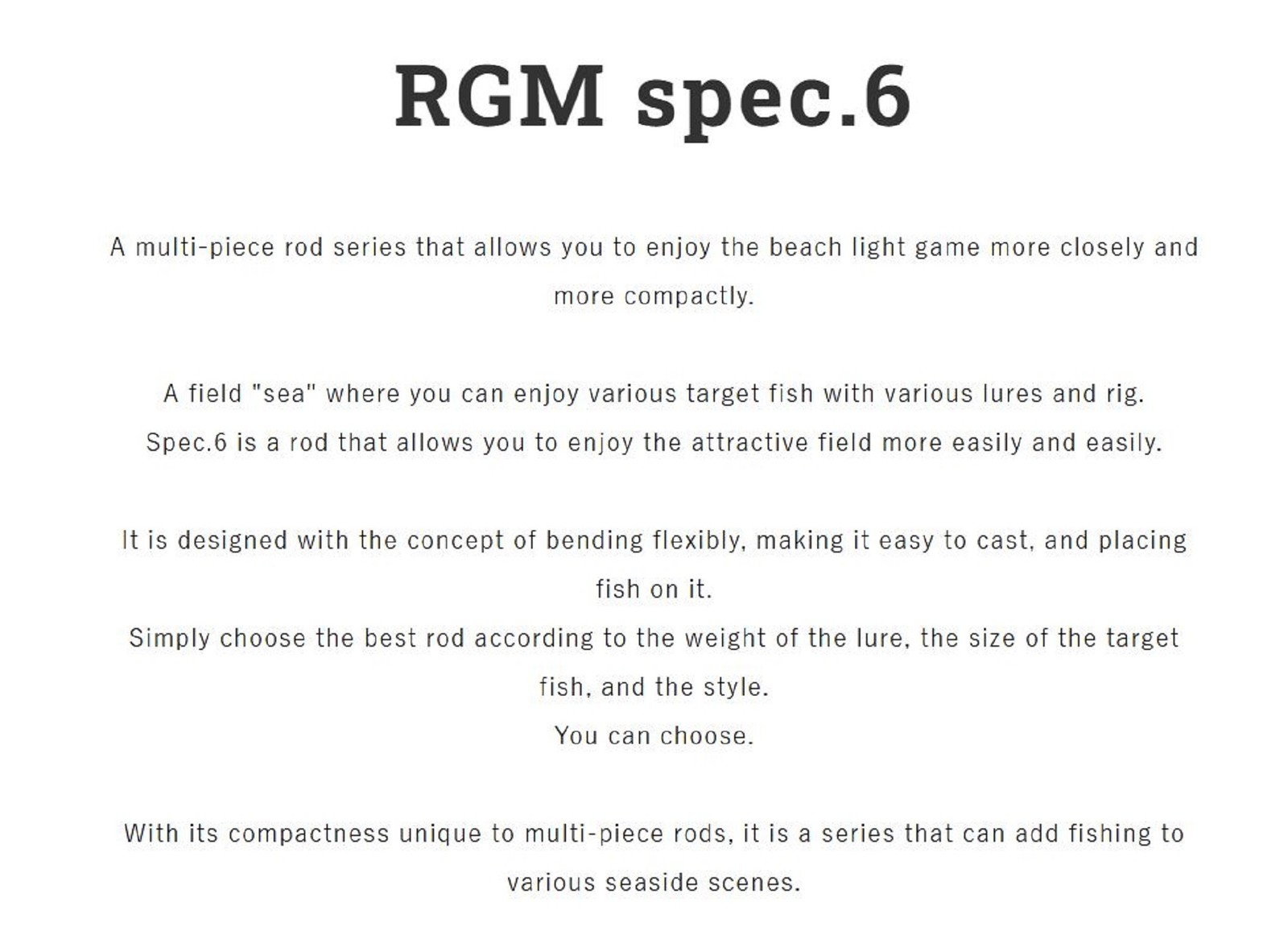 Jackall RGM Rod Spinning Spec 6/88 2.64m 5Pc Blue (2942)
