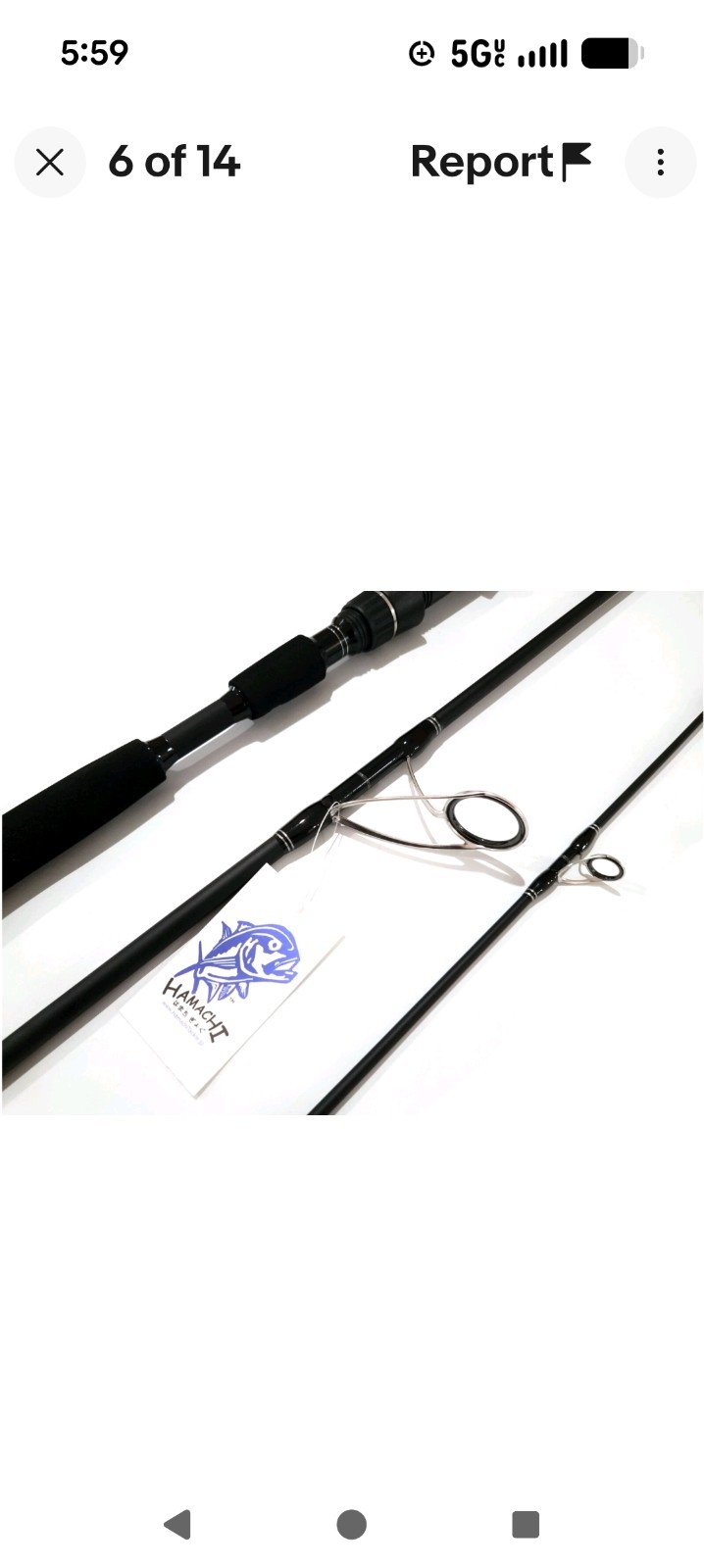 2018 HAMACHI 7’6 XOS GT’n’Doggie Ultra Cast 20 – 40lb Japanese spin fishing rod