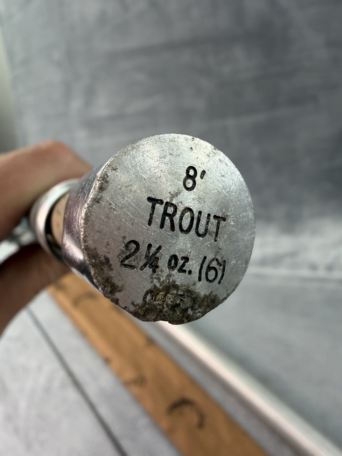 Vtg Orvis “Trout” Graphite Fly Fishing Rod 8’ 6wt 2pc Sock & Original Tube Y218
