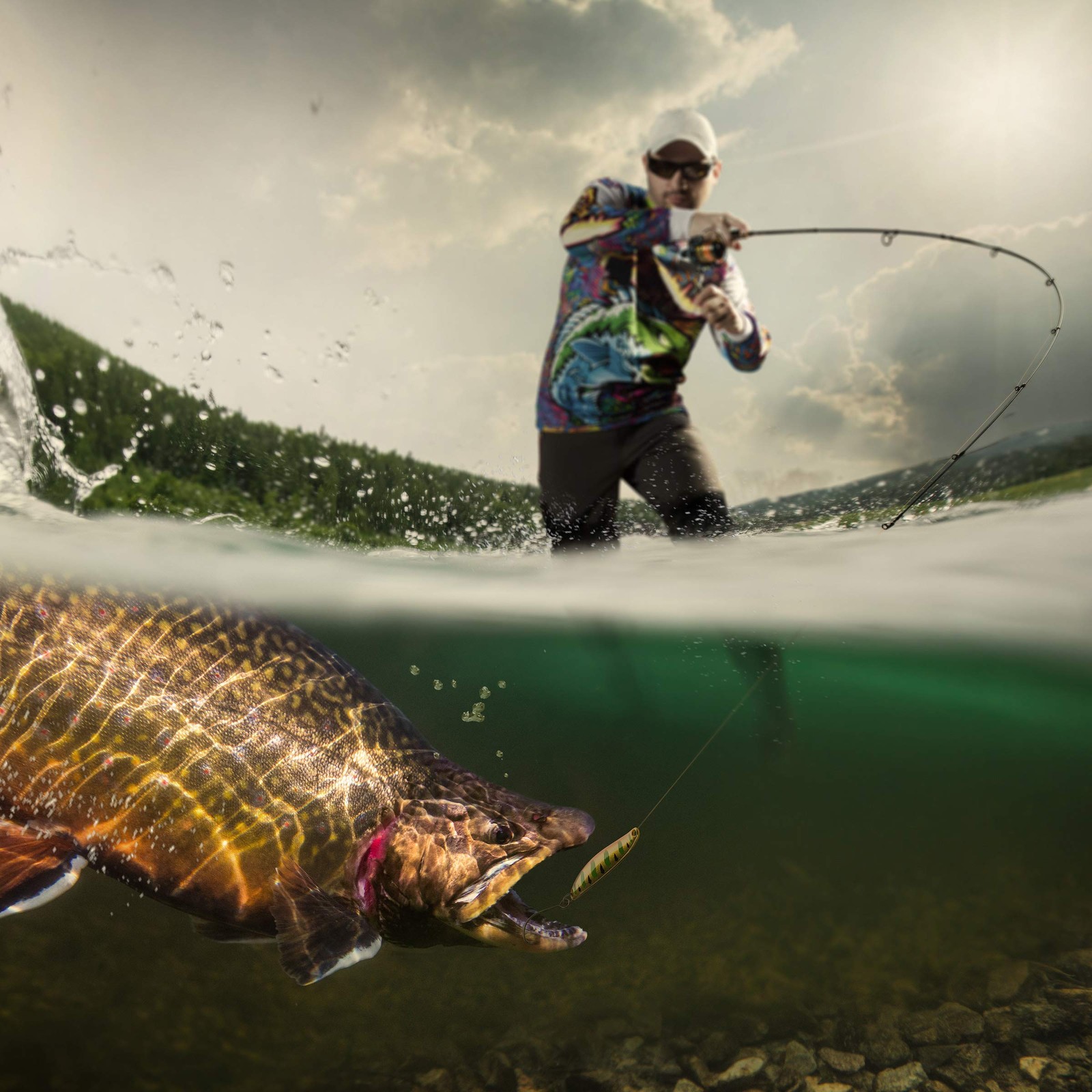 3-Piece Fly Fishing Rod And Reel Combo Starter Kit – 97-Inch Collapsible