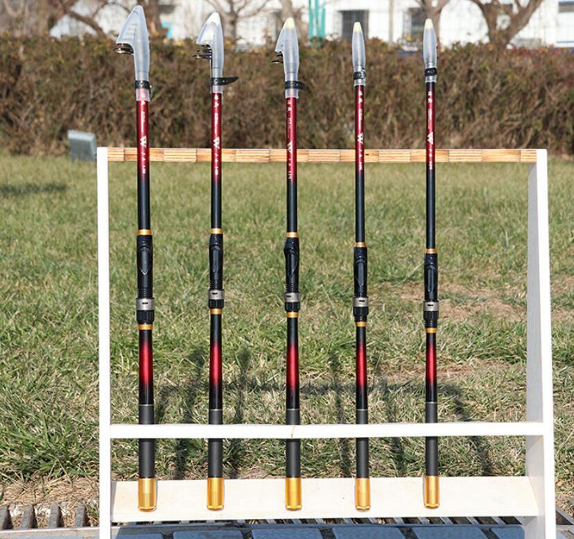 Portable Spinning Fishing Rod Travel Sea Pole Fishing Rods 2.1M-3.6M Saltwater