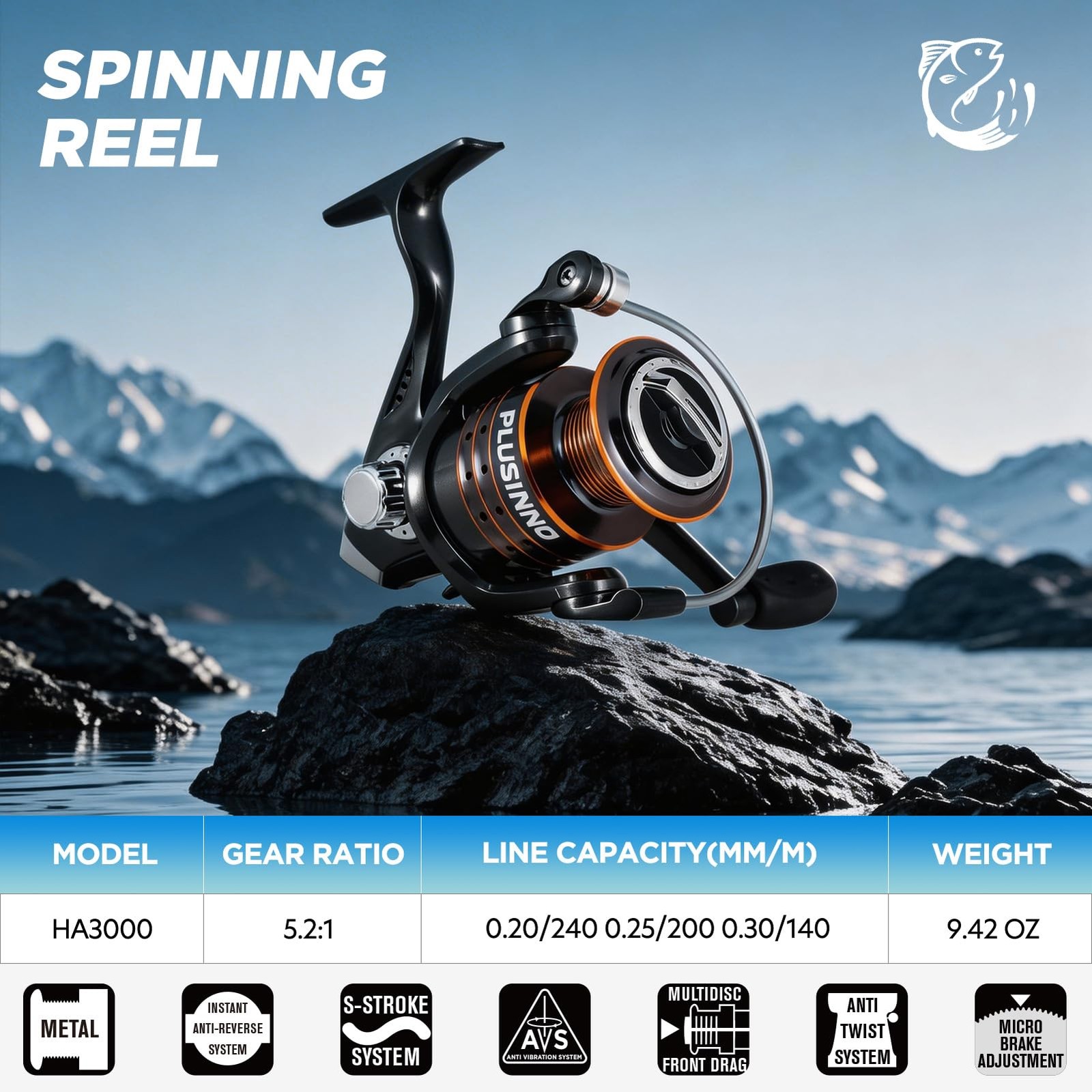Fishing Gear – Telescopic Fishing Rod and Reel Combo with Tackle Box, Collaps…