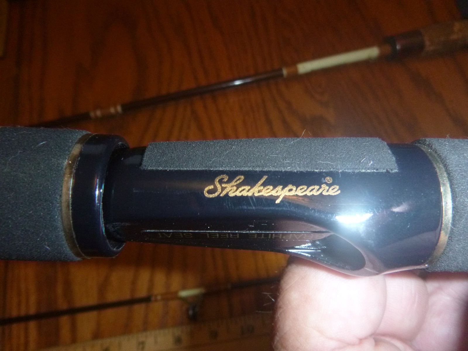 Shakespeare Intrepid Graphite Fishing Pole plus 1 to 6 lb custom pole