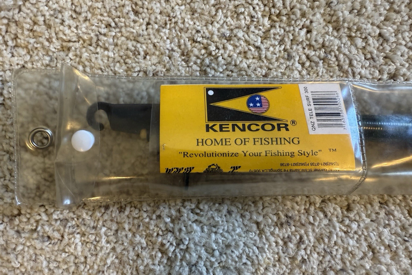 ***RARE*** Kencor QNZ-300 Ten Foot “Telescopic” Surf Fishing Rod…. (NOS)