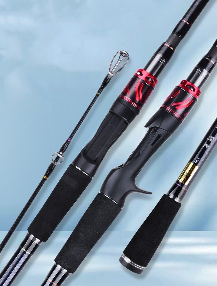 Fishing Rods Casting Spinning Rod Ultra-Light Carbon Fiber Trout 4 Section Poles