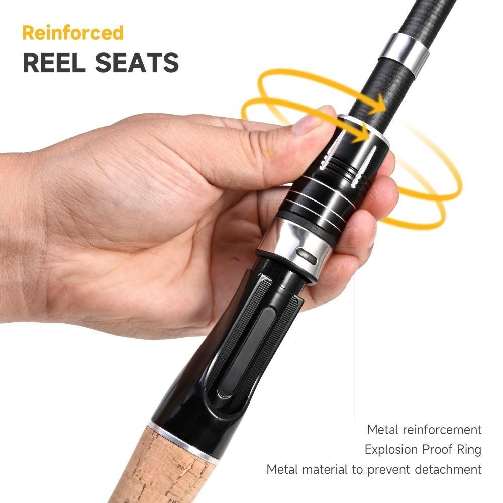 Portable 1 61m Fishing Rod Designed for Big Fish Catching and Easy Transport