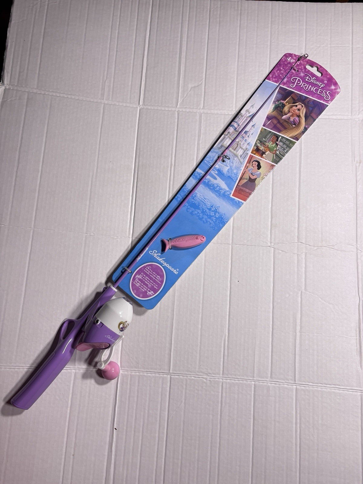 Shakespeare Kids Disney Princess 2′ 6″ Fishing Rod Pole w/Practice Casting Plug