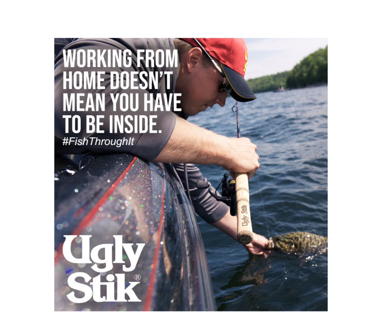 Ugly Stik Catfish Spinning Combo, 7′ Medium Heavy Fishing Rod, 50 Size Reel