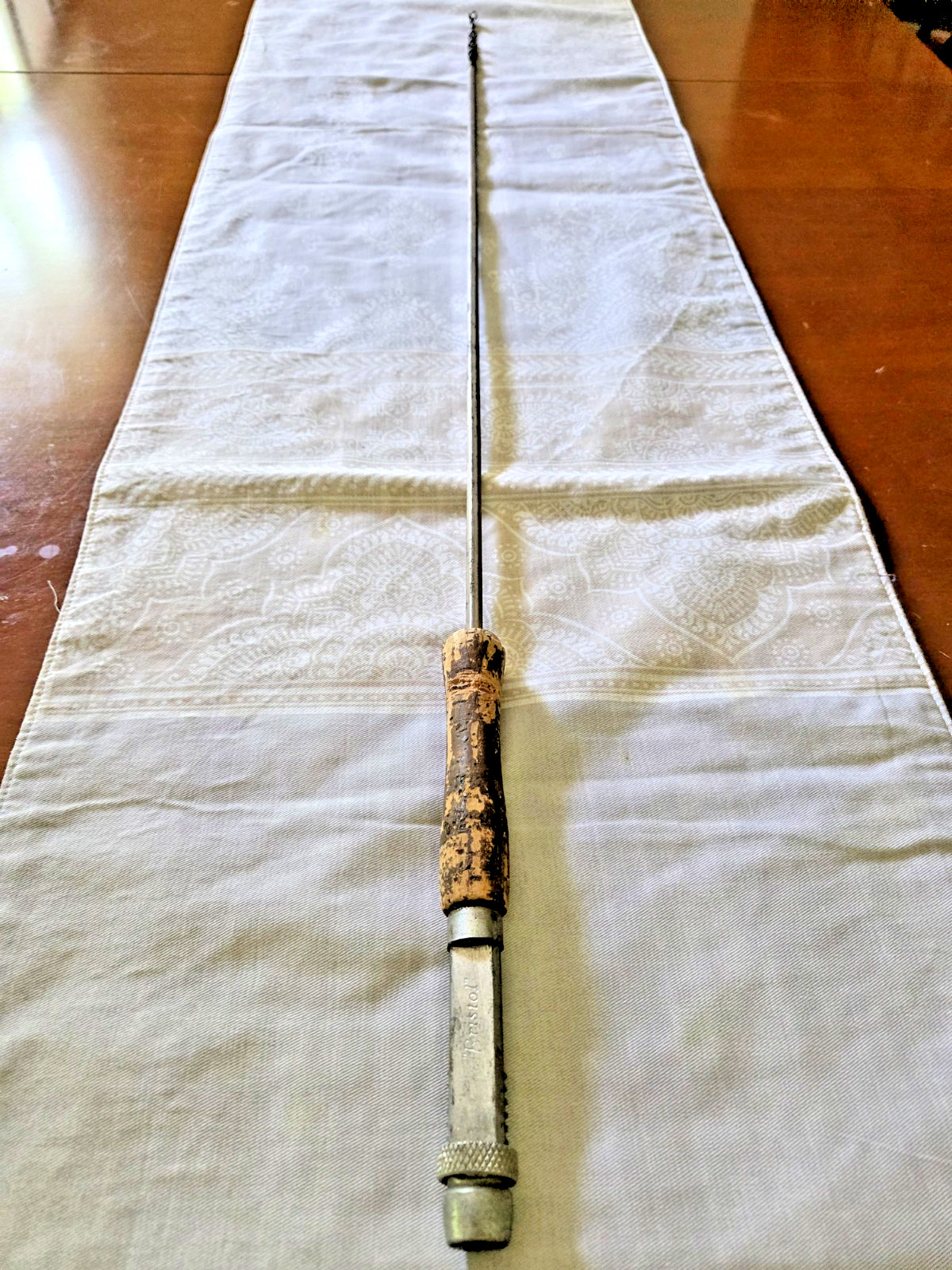 Vintage Homaco Bristol Metal 4 Section Telescopic Fly Rod 7′ 4″ / 4 sections