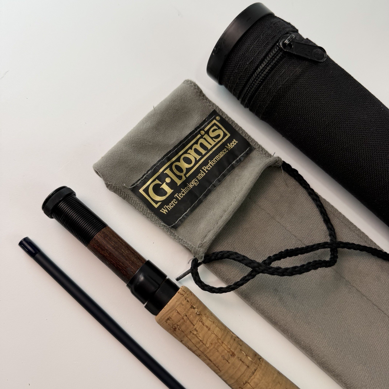 G. Loomis GL2 Fly Fishing Rod FR1086 9’ #6 Line 2pc with Tube & Sock NICE Y305