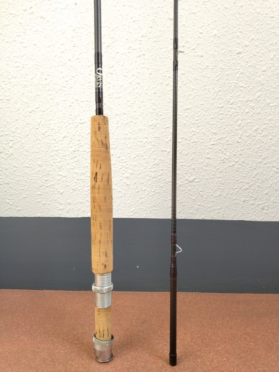 Rare early 1970s red label ORVIS GRAPHITE LIME STONE 8’6″ #6 2-5/8oz