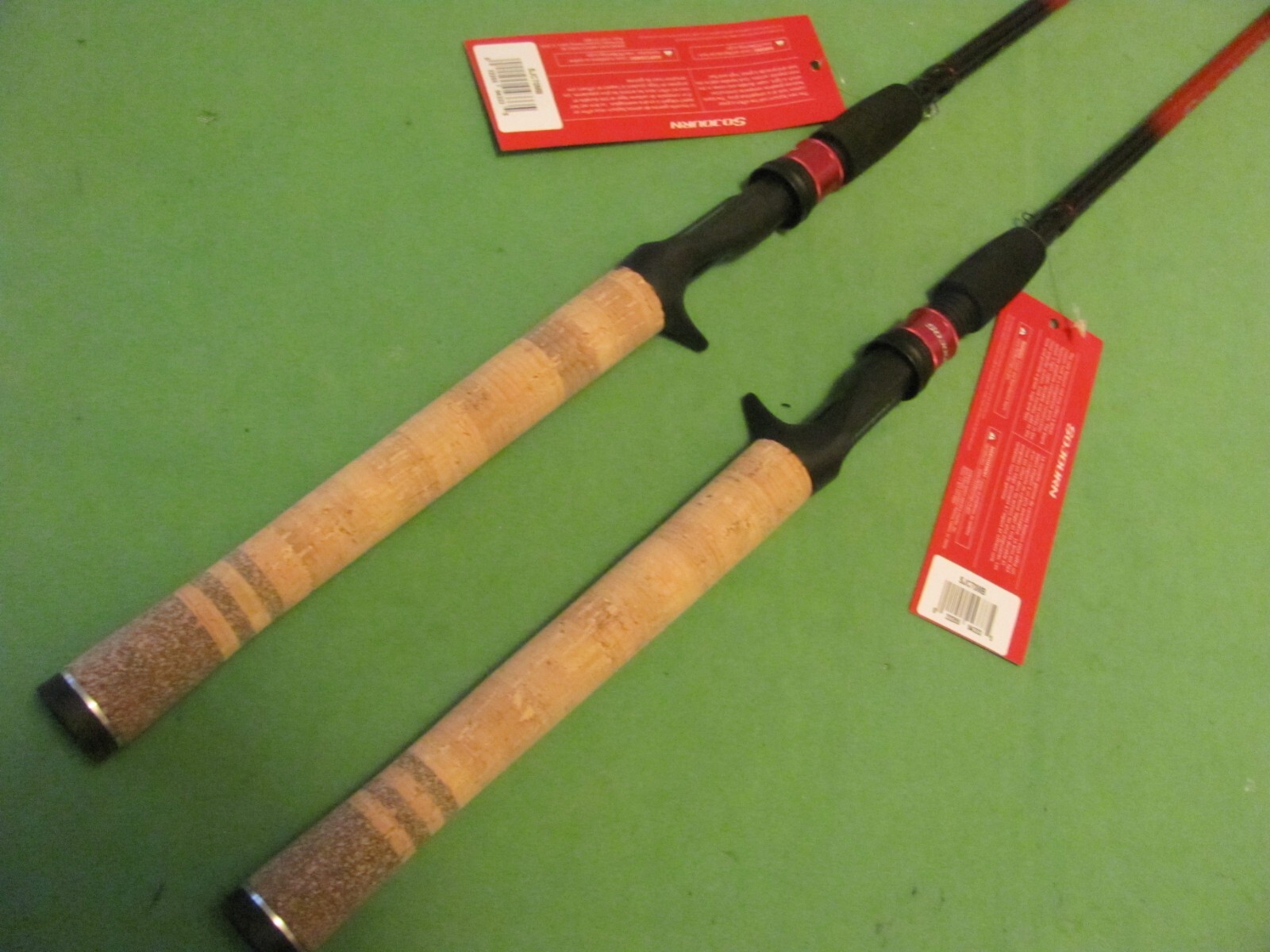 2) SHIMANO SOJOURN 7′ 0″ POWER MEDIUM ACTION FAST 1-PIECE CASTING RODS.