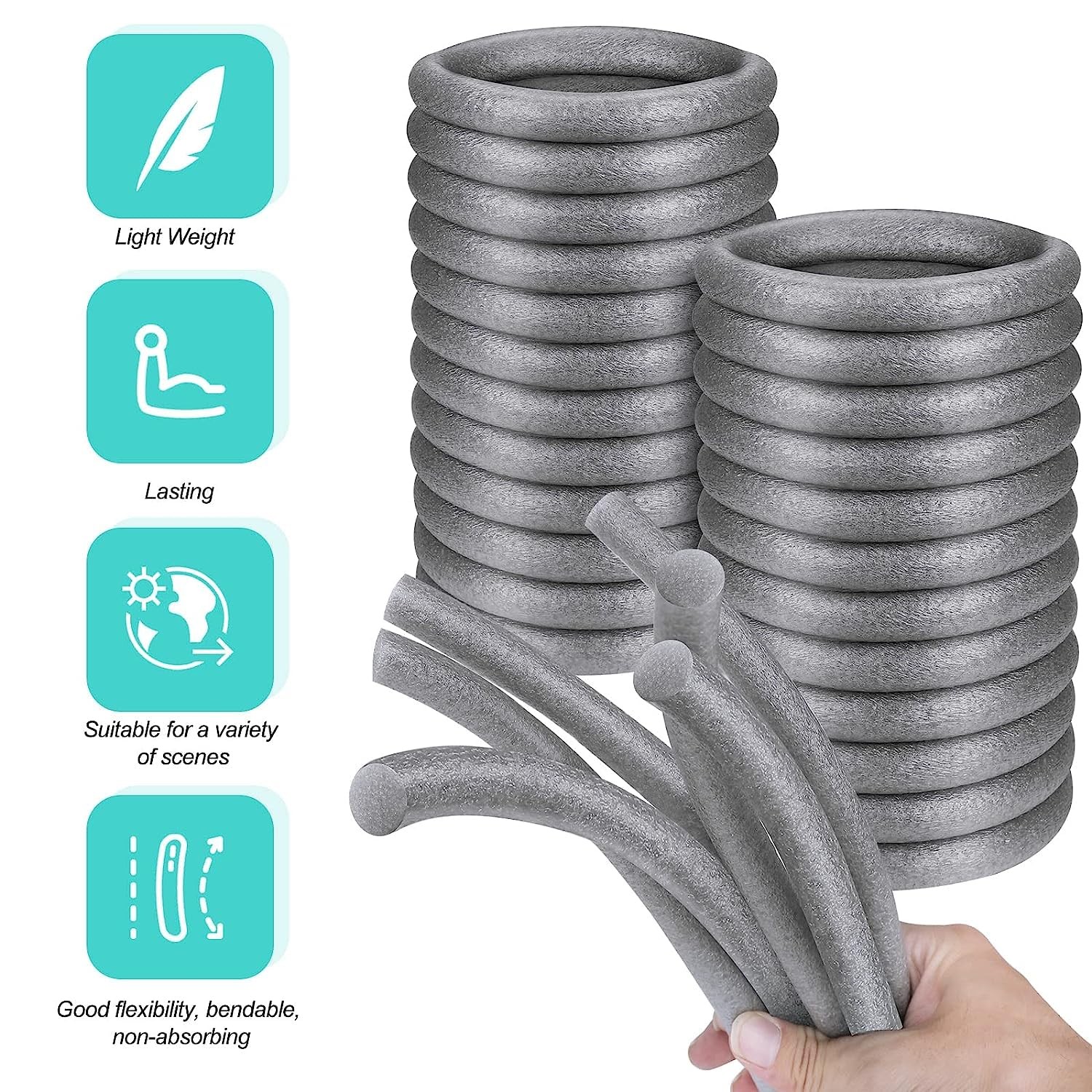 3/4′ Diameter x 80′ Length Backer Rod Caulk Saver Foam Backer Rod for Gaps an…