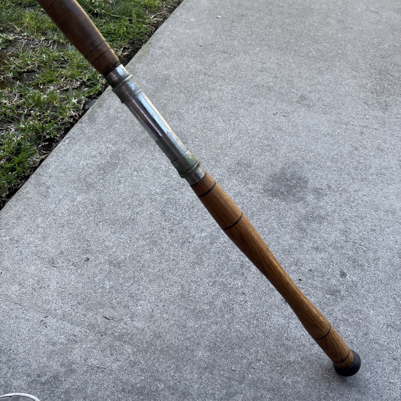 VTG LANGLEY SIGNATURE Sign Of Quality Glass 1-Piece Spinning Fish Rod 865 6’6”