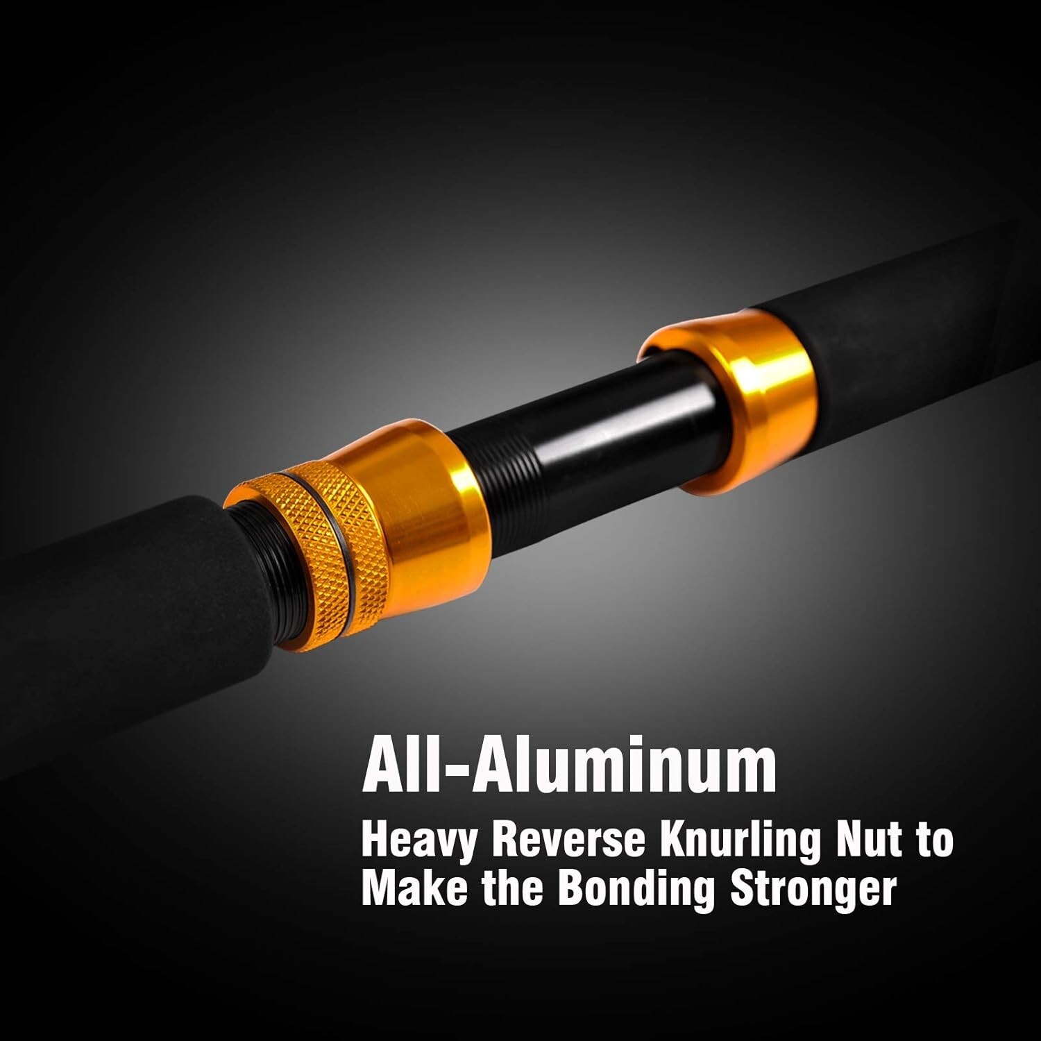 Durable 7′ Fishing Rod with Stainless Steel Rollers – Heavy Power for Trolling