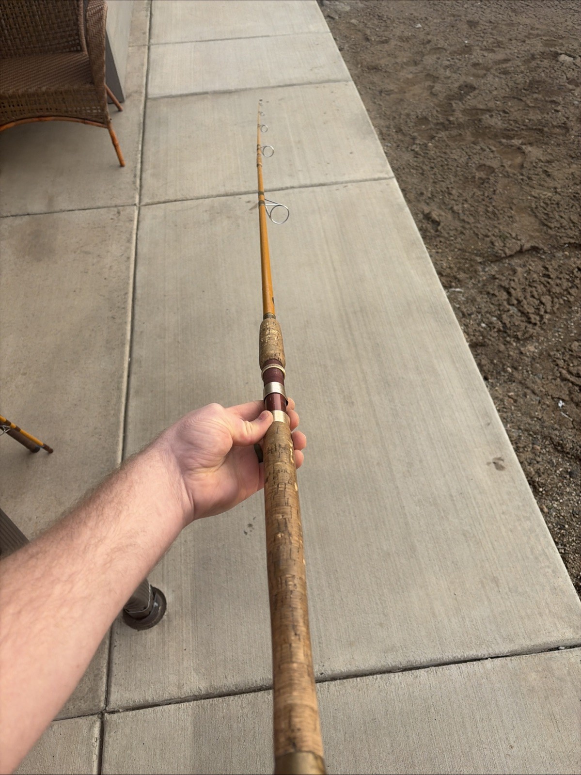 Bob Rudd Reeder Rod 007 Two Piece Nice