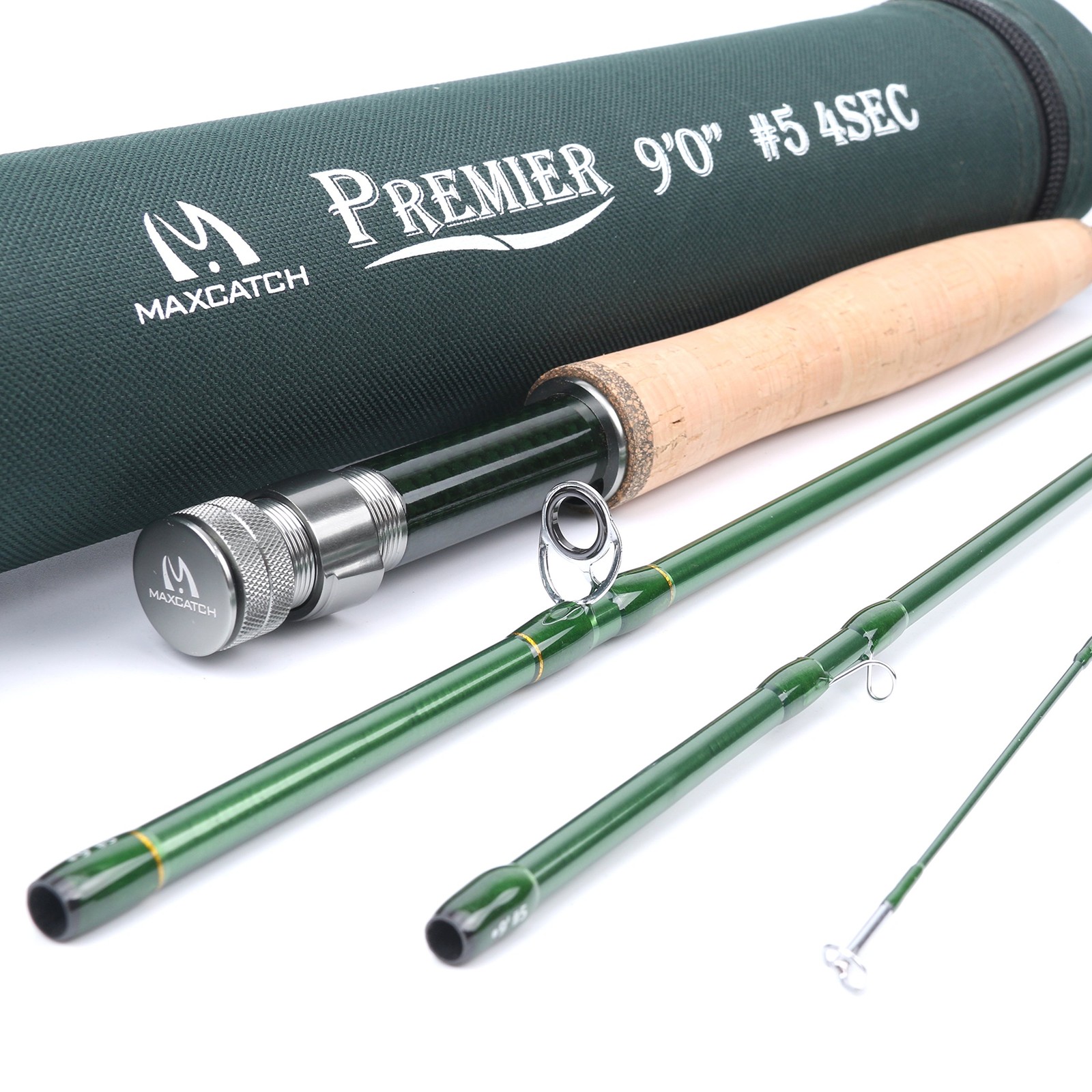 M MAXIMUMCATCH Maxcatch 3-12wt Medium-Fast Action Premier Fly Fishing Rod-IM8…