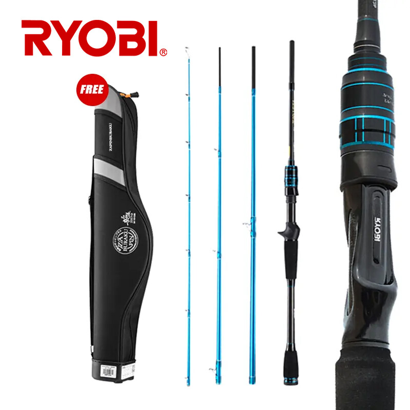 RYOBI NUM ONE NV NB Fishing Rod Portable 4-Section Travel Rod 1.8m 2.1m 2.4m M/L
