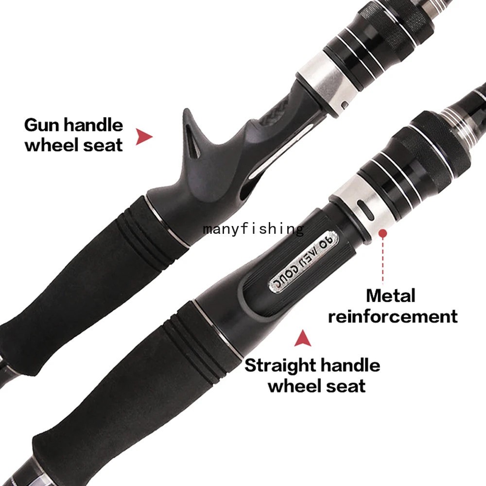 Portable Rock Fishing Rod 1.8/2.1/2.4/2.7/3.0M Telescopic Sea Carbon Fiber Rod