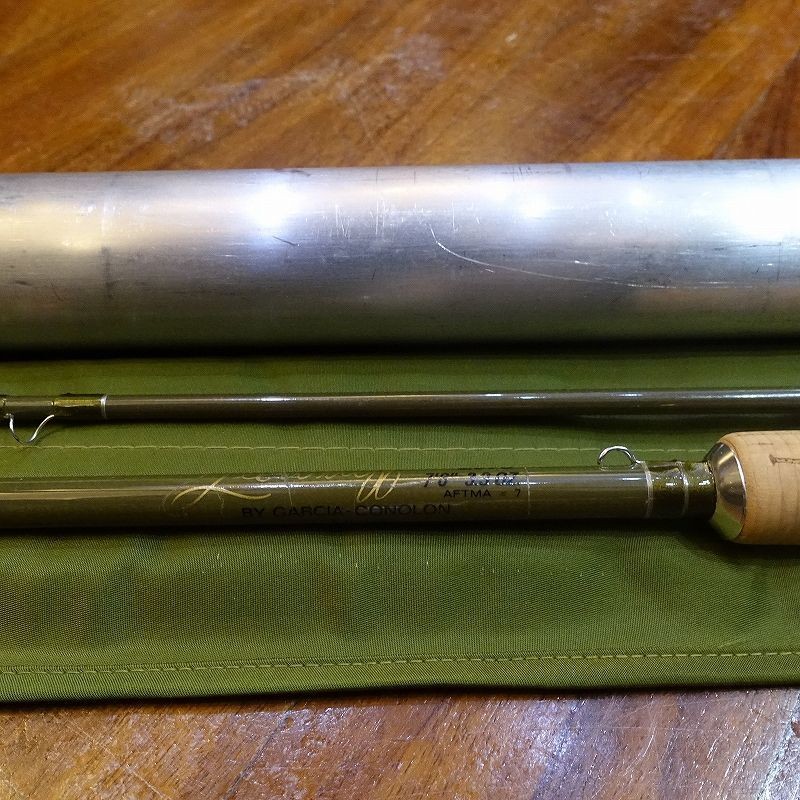 Garcia Lee Wulff Garcia-Conolon Fiberglass 7’3″ #7 Fly Fishing Rod Near mint